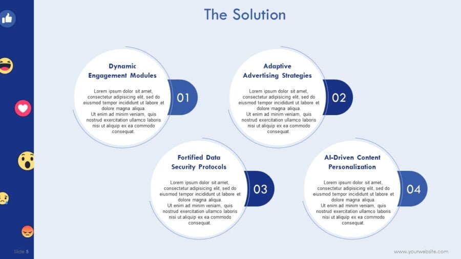 Facebook Pitch Deck Template | PPT and Google Slides