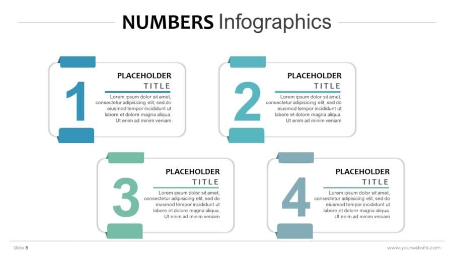 Number Inforgraphic Examples Numbers Infographics - SlidesBrain LTD