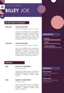 UX UI Designer Resume Presentation Templates | SlidesBrain