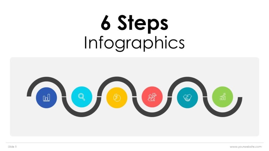6 Steps Infographics Presentation Templates and Google Slides