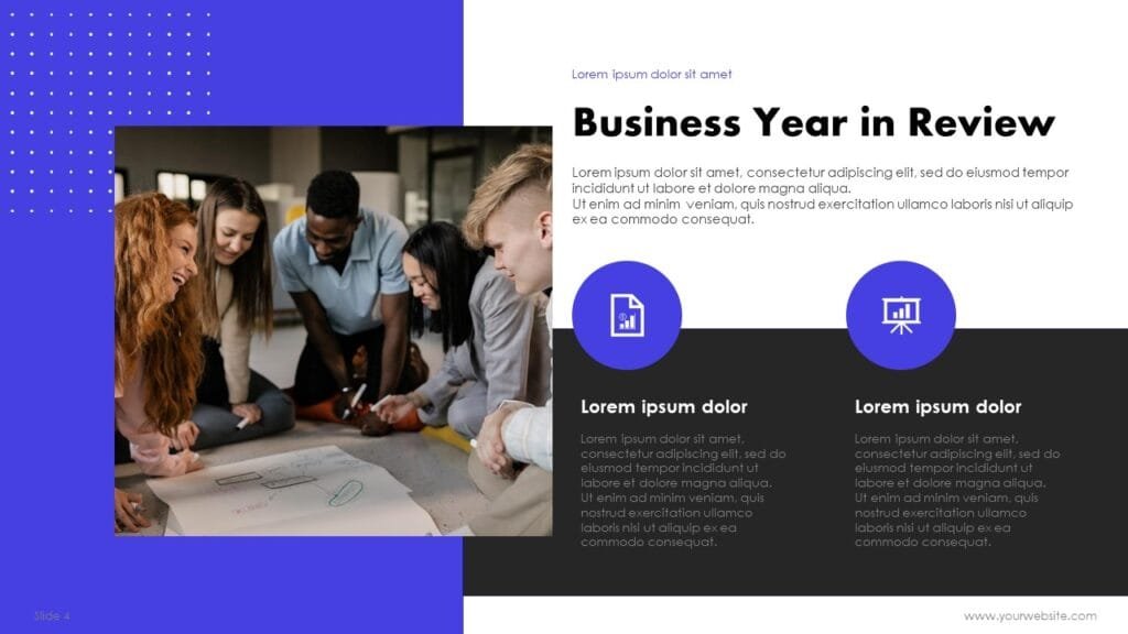 Annual Report Presentation Templates and Google Slides