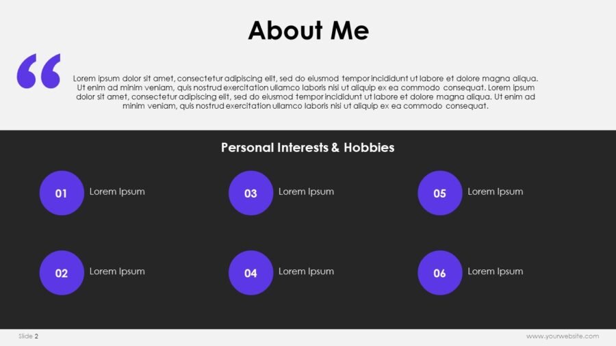 Minimal Curriculum Vitae Presentation Templates