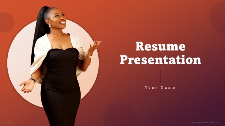 Resume Presentation Templates and Google Slides