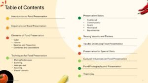 Food Presentation Templates and Google Slides | SlidesBrain