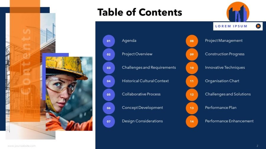 Building Construction Presentation Templates & Google Slides