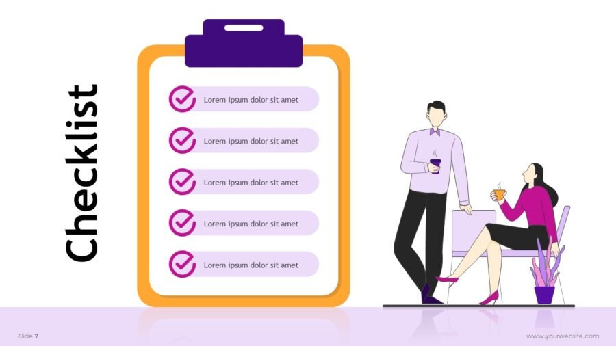 Info Checklist Checklist Infographics Templates and Google Slides