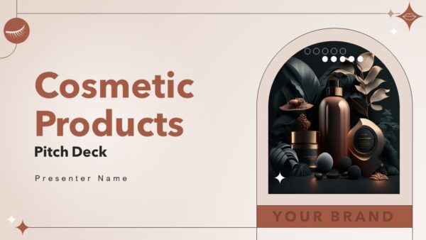 Cosmetic Products Pitch Deck Presentation Template