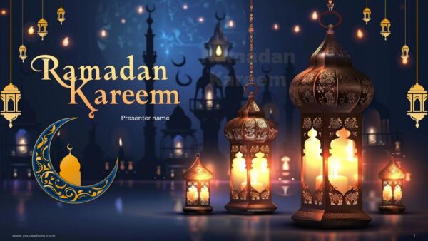 Free Ramadan Kareem Presentation Template