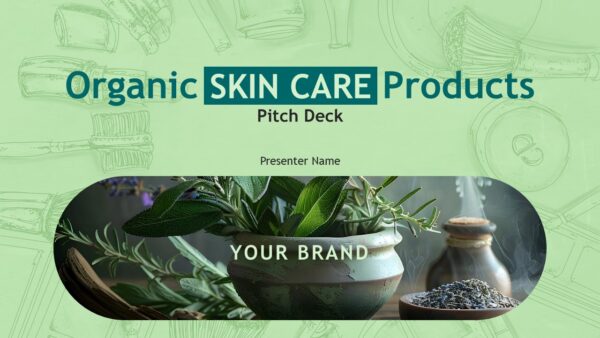 Organic Skin Care Products Presentation Template