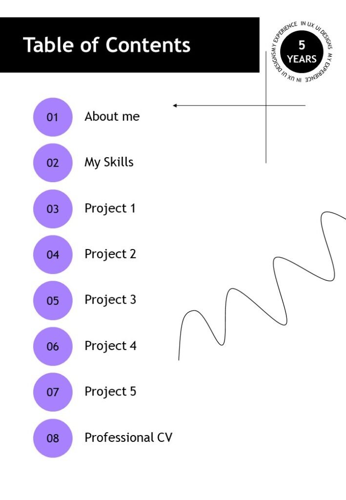 Portfolio UI UX Designer A4 Templates and Google Slides