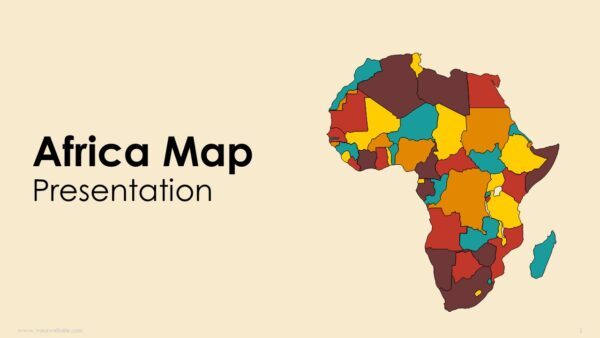 Africa Map Presentation Template
