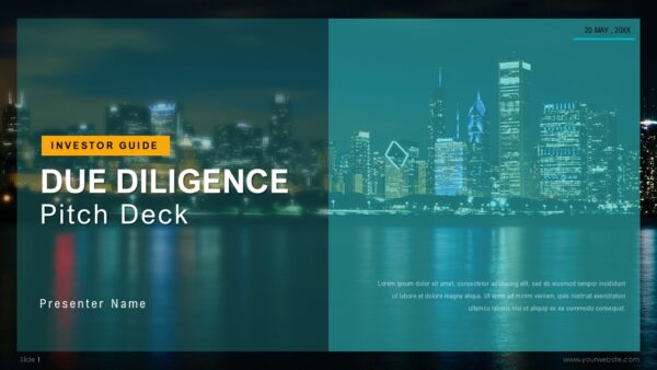 Investor Guide Due Diligence Pitch Deck Presentation Template