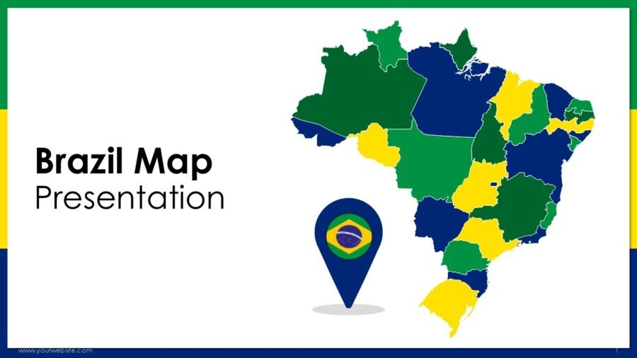Brazil Map Presentation Templates and Google Slides | SlidesBrain