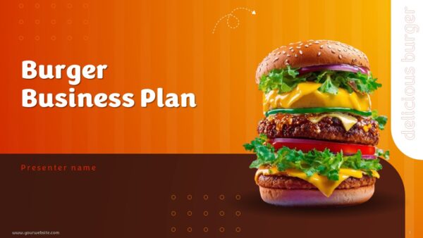 Burger Business Plan Presentation Deck