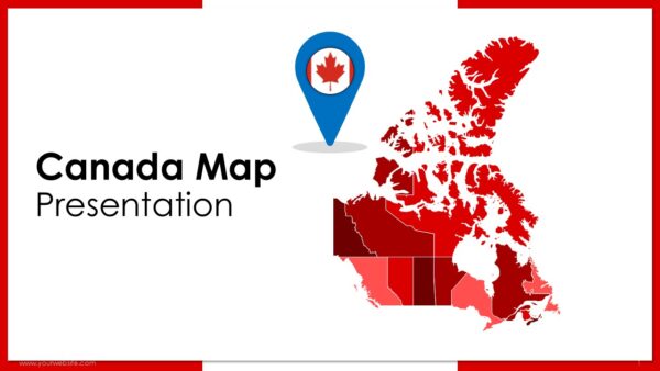 Canada Map Presentation Templates