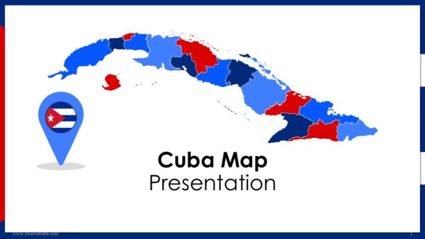 Cuba Map Presentation Templates