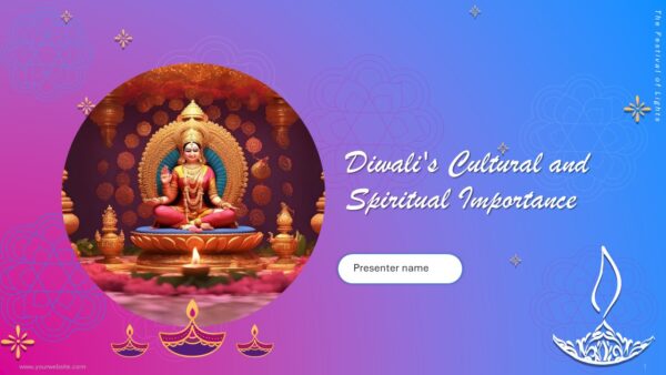 Diwali Cultural and Spiritual Importance Presentation Templates