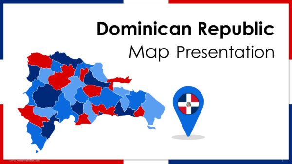 Dominican Republic Map Presentation Templates