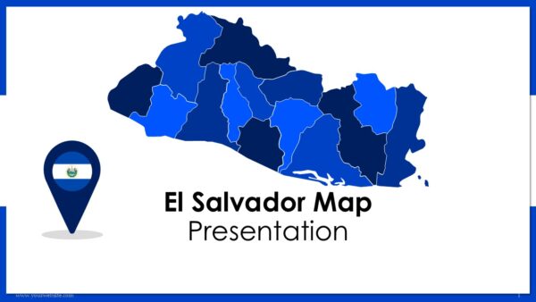 El Salvador Map Presentation Templates