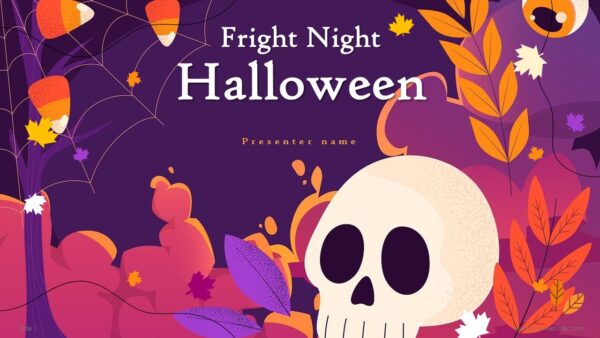 Fright Night Halloween Presentation Template