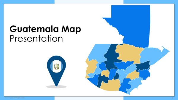 Guatemala Map Presentation Templates