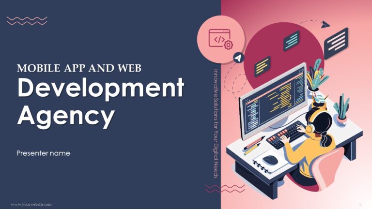 Mobile App and Web Development Agency Presentation Templates