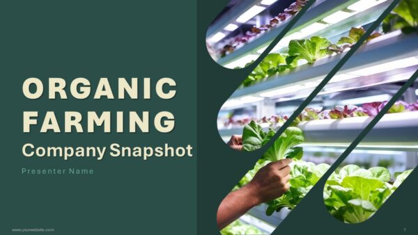 Organic Farming Company Snapshot Presentation Template