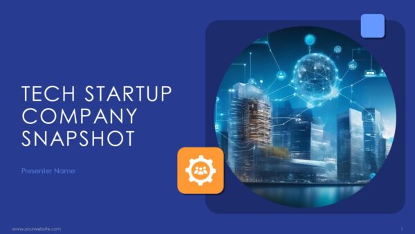 Tech Startup Company Snapshot Presentation Template