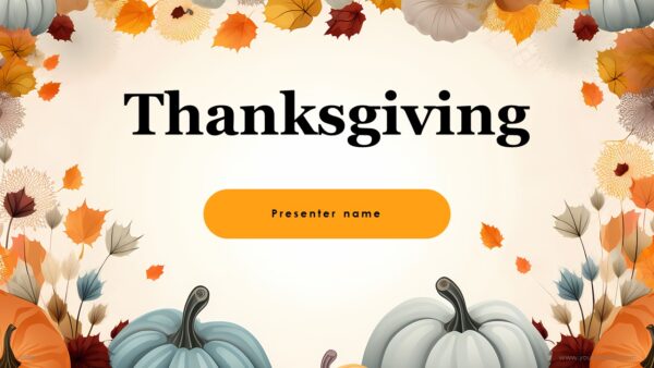 Thanksgiving Background PowerPoint Template