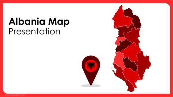 Albania Map Presentation Templates