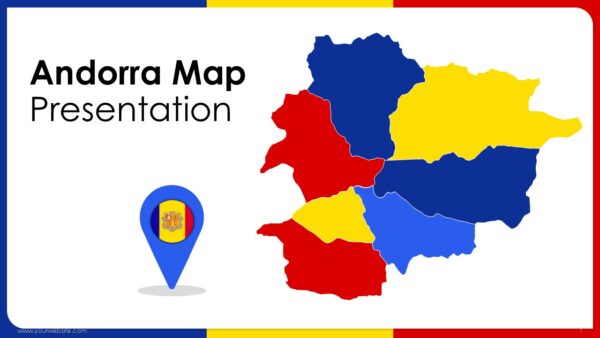 Andorra Map Presentation Templates