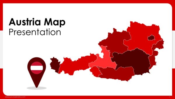 Austria Map Presentation Templates