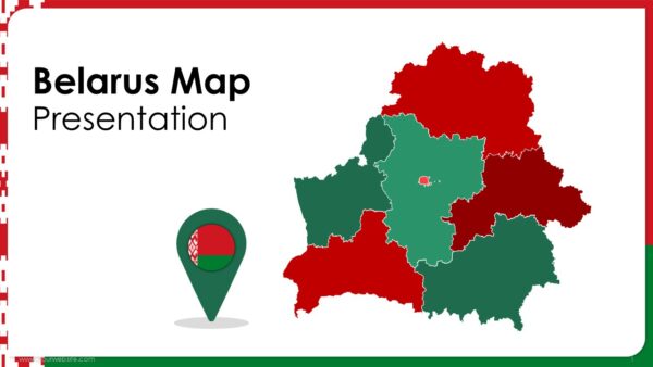 Belarus Map Presentation Templates