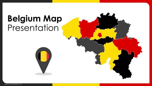 Belgium Map Presentation Templates