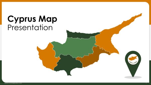 Cyprus Map Presentation Templates