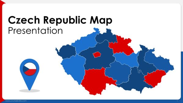 Czech Republic Map Presentation Templates