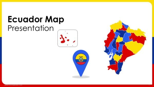 Ecuador Map Presentation Templates