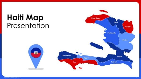 Haiti Map Presentation Templates