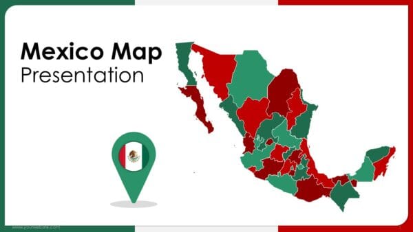 Mexico Map Presentation Templates