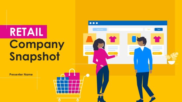 Retail Company Snapshot Data Infographics Presentation