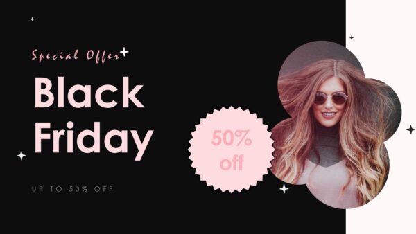 Black Friday Sale PowerPoint Template and Google Slides