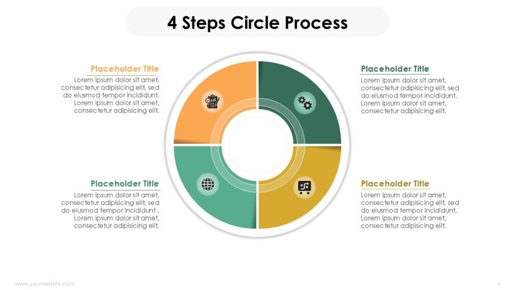 Circle Process Steps 2 to12 Infographics Powerpoint Templates
