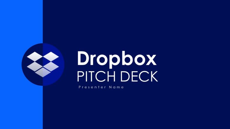 DropBox Pitch Deck Custom Presentation Design Services