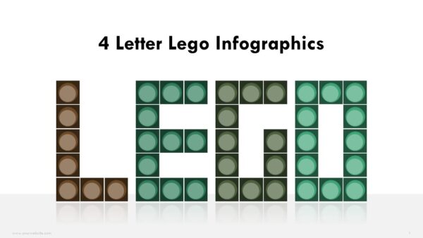 Lego 4 Letters Infographics PowerPoint and Google Slides