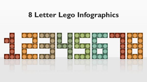 Lego 8 Letters Infographics PowerPoint and Google Slides