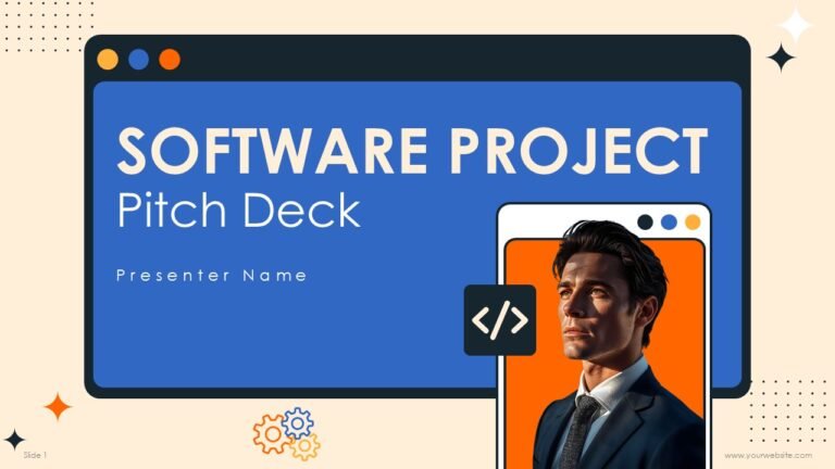 Software Project Pitch Deck Presentation Templates