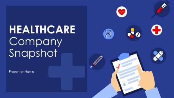 Healthcare Company Snapshot Presentation Template