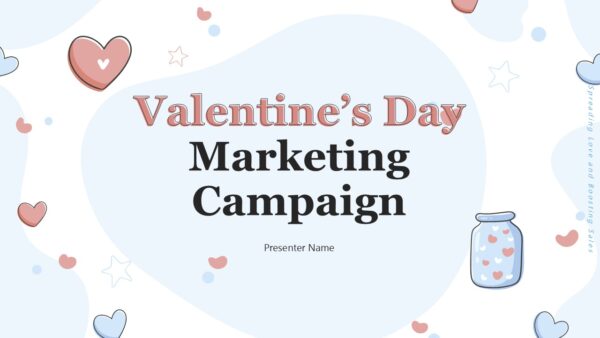 Valentine Day Marketing Campaign Presentation Template