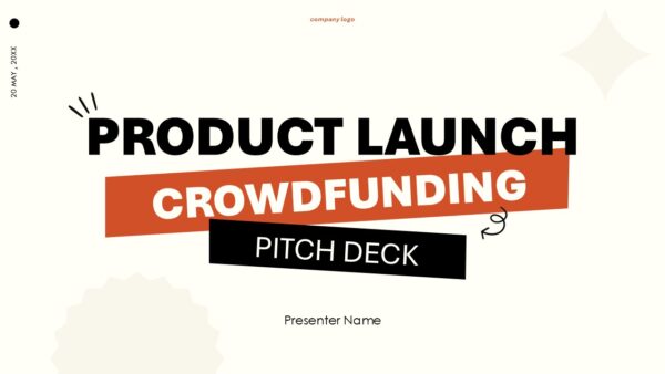 Product Launch CrowdFunding Pitch deck Presentation