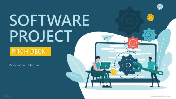 Software Project Pitch Deck Presentation Template